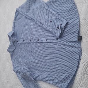 Elite mens long sleeve shirt. Size large.Blue